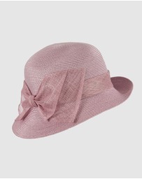 Max Alexander - Summer Suty Pink Cloche Hat