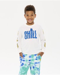 Rock Your Kid - It's All Chill David Long Sleeve T-Shirt