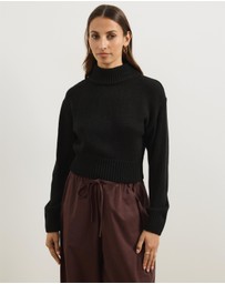 Atmos&Here - Zulu Textured Roll Neck Jumper
