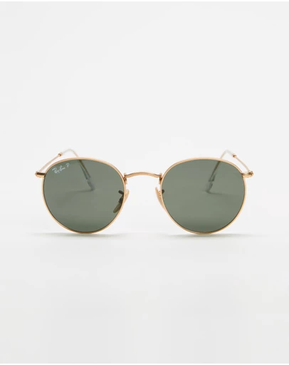 Ray-Ban - Round Metal Polarised RB3447