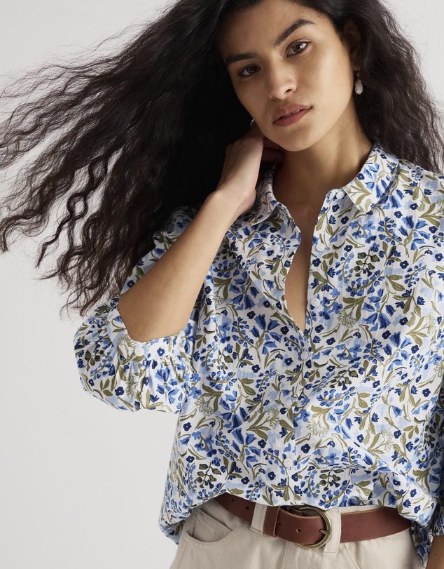 Seasalt - Seasalt Cornwall Blue Hope Cottage Blouse
