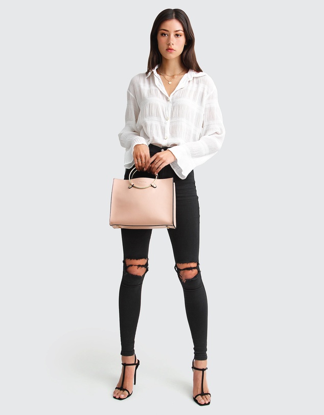 Belle & Bloom - Yoko Shirred Chiffon Blouse