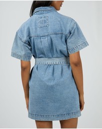 All About Eve - Sunny Denim Dress Light Blue
