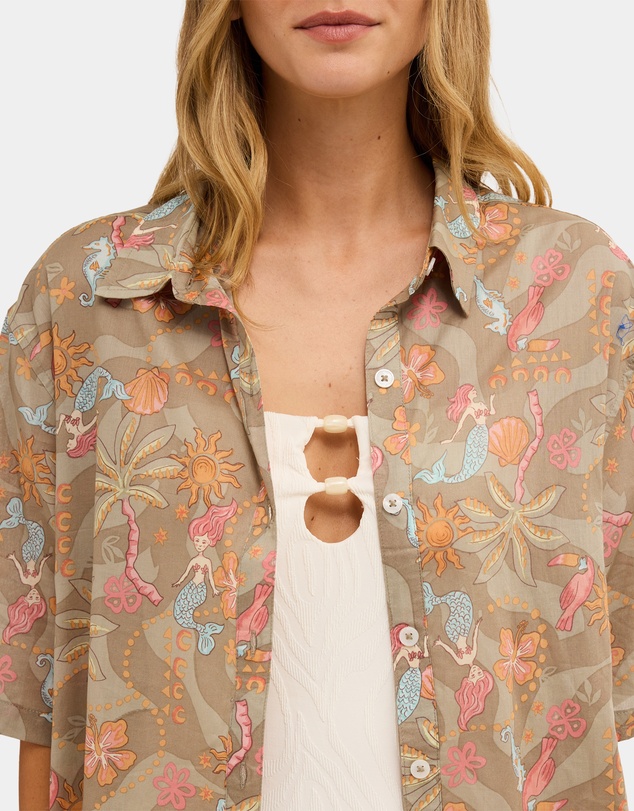 Billabong - Womens Lost In Paradise Short Sleeve Shirt