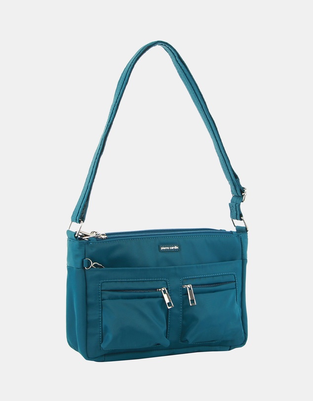 Pierre Cardin - Pierre Cardin  Nylon Anti-Theft Cross Body Bag