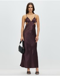 Third Form - Crush Bias Tri Midi Dress