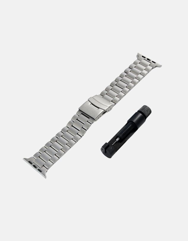Friendie - Stainless Steel Link Bracelet Band (Ultra Style) - Sydney Ultra - Apple Watch Compatible