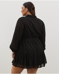 Atmos&Here Curvy - Ruby Tiered Mini Dress