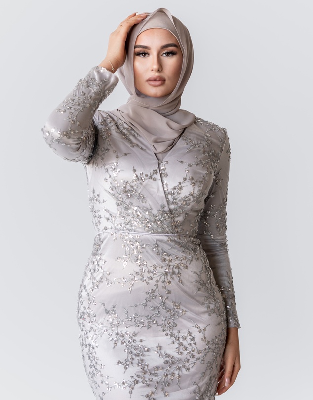 Veil of Faith - Mia Beaded Dress