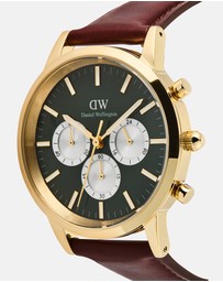 Daniel Wellington - Iconic Chronograph 42mm St Mawes Emerald Panda G