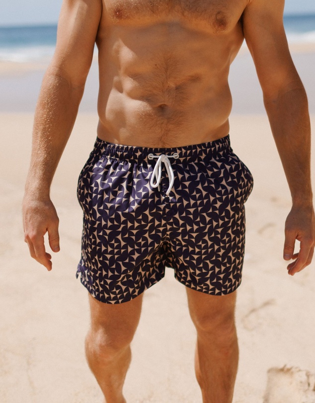 Swim Shady - Sapphire Sand Swim Shorts