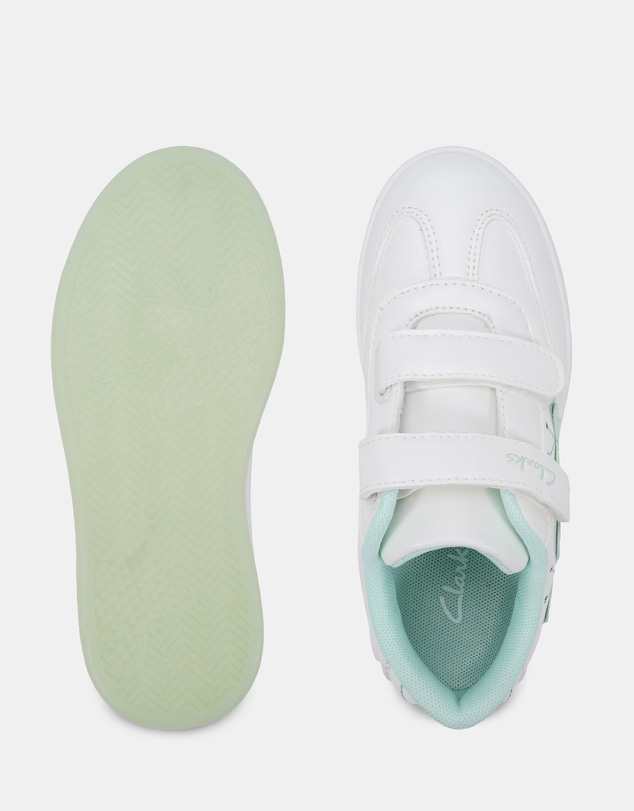Clarks - Honor White/Mint