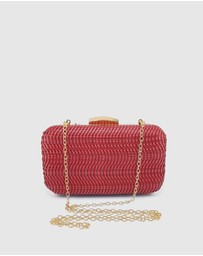 Izoa - Sophia Woven Clutch