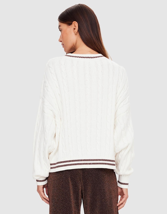 The Upside - Millie V Neck Knit Sweater