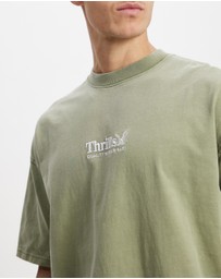 Thrills - ICONIC EXCLUSIVE Thrills Workwear Embro Box Fit Oversize Tee