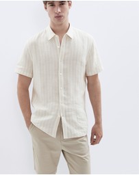UNISON - Linen S/S Regular Fit Shirt