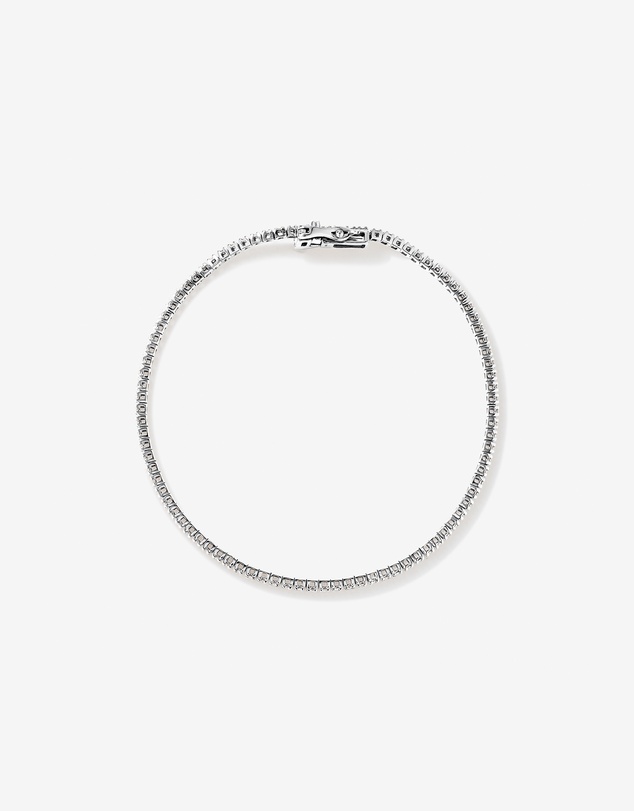 Michael Hill - 0.82 Carat TW Diamond Tennis Bracelet in 10kt White Gold