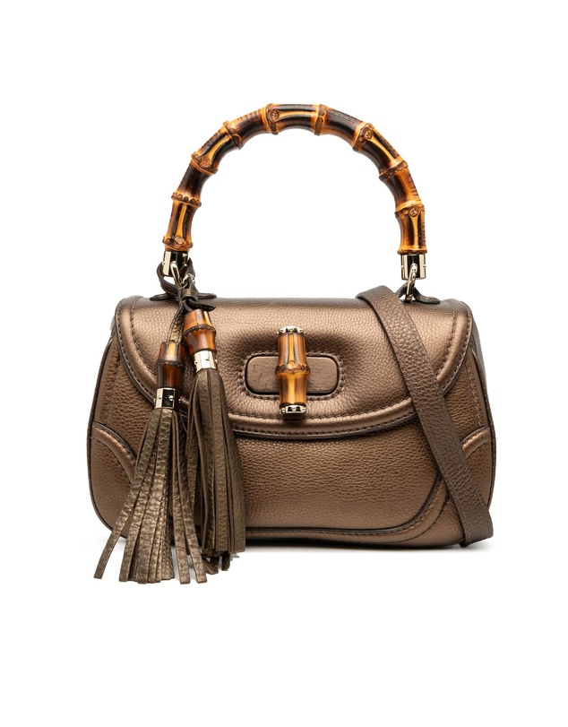 Pre-Loved by Azura Reborn - Pre-Loved Medium Leather New Bamboo Satchel