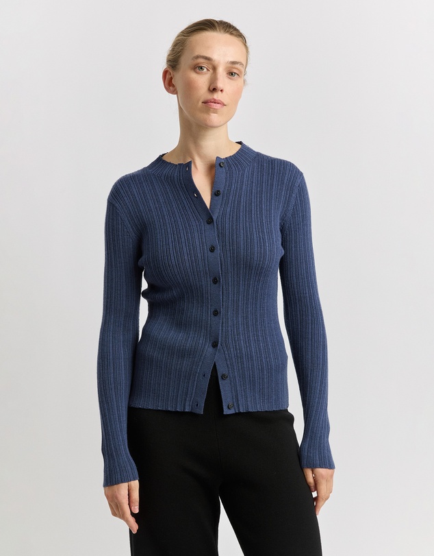 Toorallie - Variegated Rib Cardigan