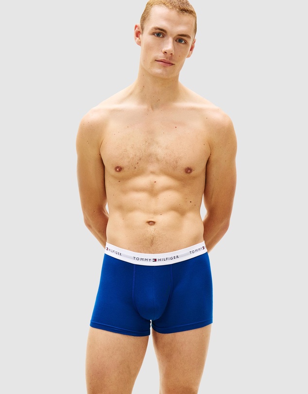 Tommy Hilfiger - 3-Pack Signature Repeat Logo Waistband Trunks