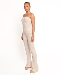 Petal & Pup - Fonte Knit Pants - Cream