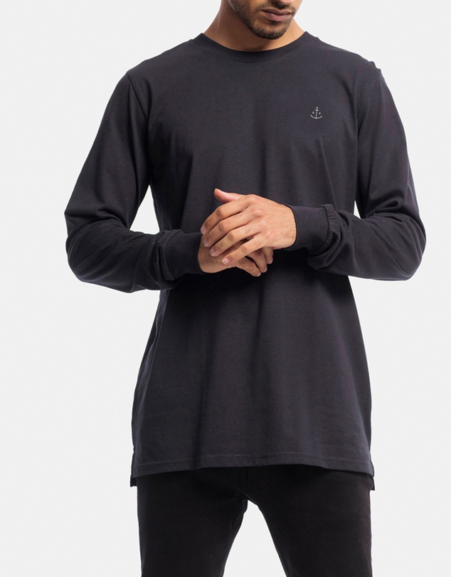 Stock & Co. - Stock & Co Anchor Embroidery Long Sleeve Tee