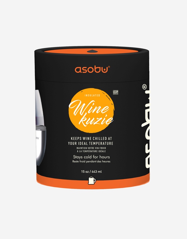 Asobu - Asobu Insulated Wine Kuzie, Black