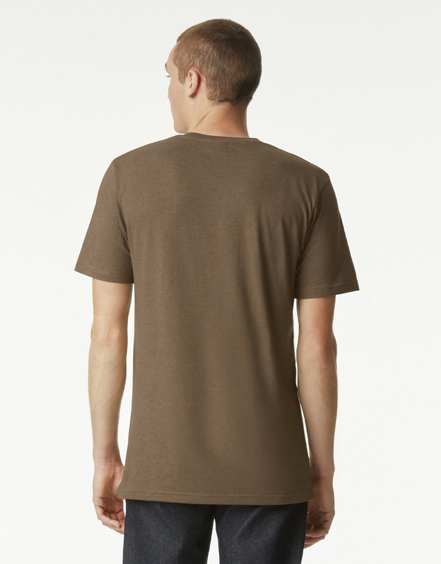 American Apparel - Unisex Henley Short Sleeve CVC T-Shirt
