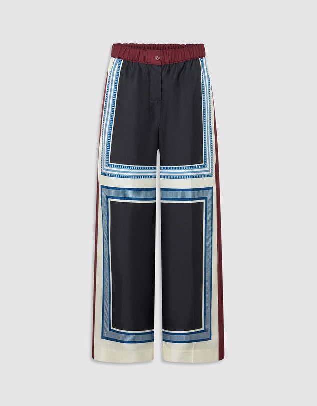 Oroton - Silk Scarf PJ Pants
