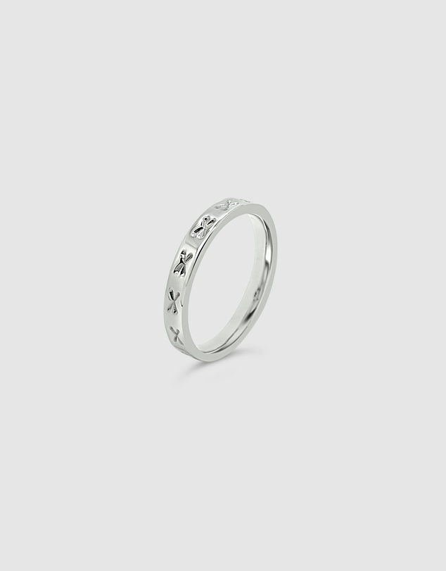 Ichu - Personalised Letter X Ring
