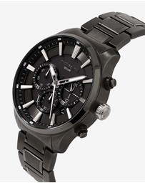 Michael Hill - Solar Powered Men's Watch Black Tone Stainless Steel