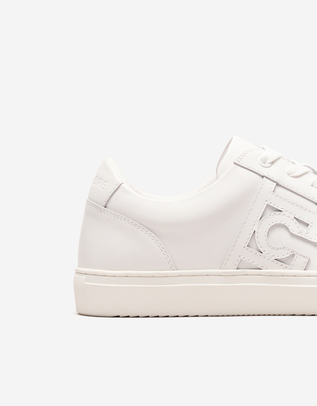 Calibre - Monogram Leather Sneaker White