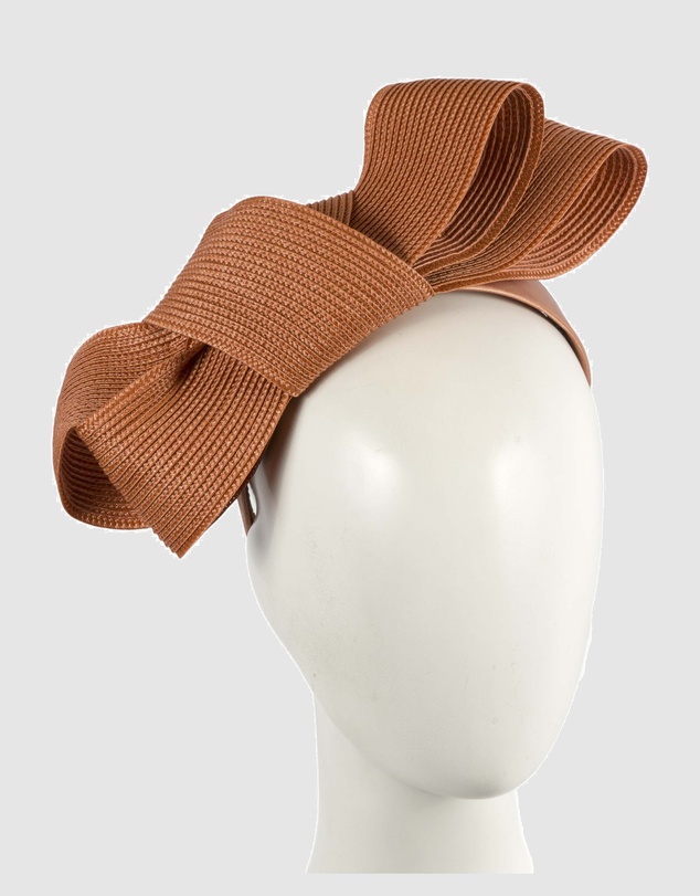 Max Alexander - Rust Bow Racing Fascinator
