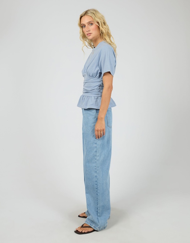All About Eve - Tyler Stripe Tee Blue