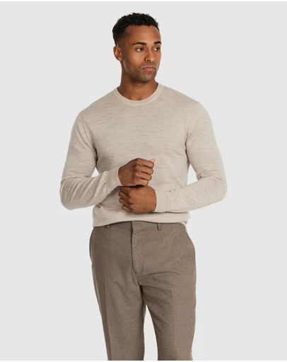 Tarocash - Wesley Merino Wool Crew Knit