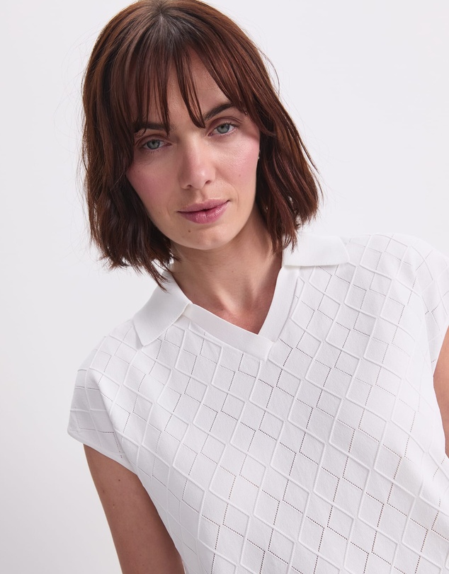 Sportscraft - Maxine Milano Argyle Knit Top