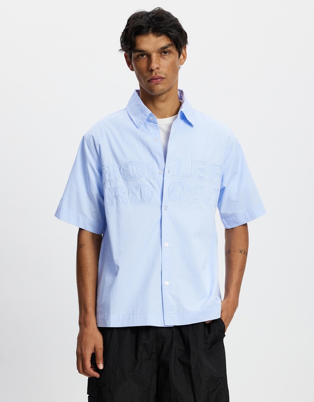 Boiler Room - Applique Poplin SS Shirt