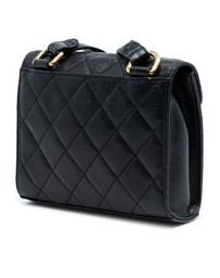Pre-Loved by Azura Reborn - Pre-Loved Mini CC Quilted Caviar Envelope Flap