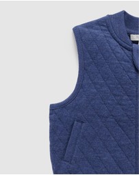 Purebaby - Quilted Vest -Kids-Babies