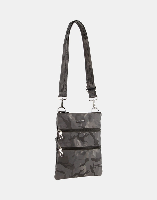 Pierre Cardin - Pierre Cardin Nylon Anti-Theft Cross Body Bag