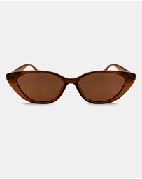 Luna Rae - Expresso - Cat Eye Sunglasses