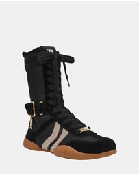 Steve Madden - Bently Black/Gold Sneakers