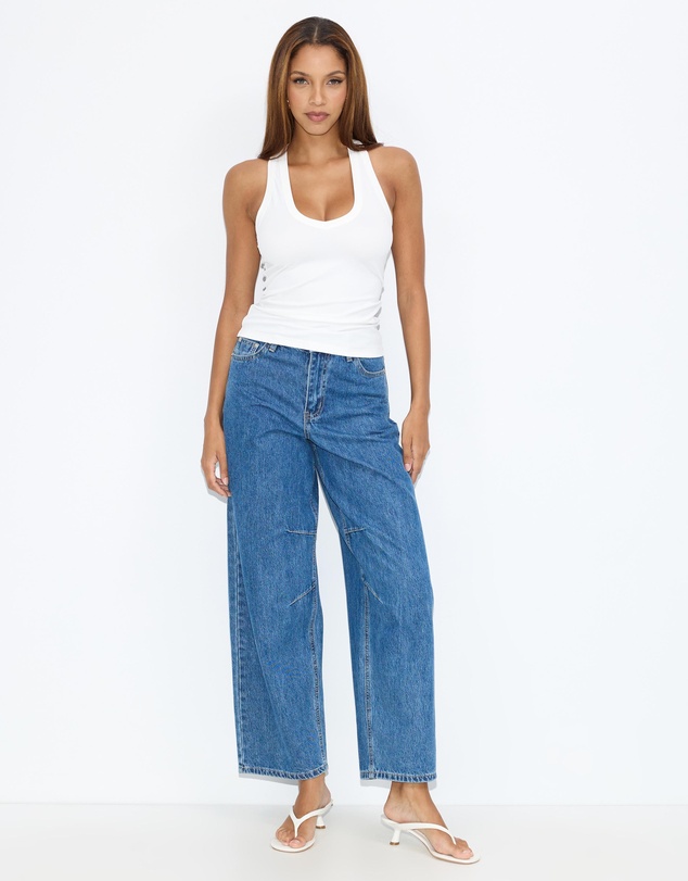 Dazie - Sabrina V-Neck Tank Top