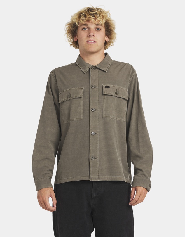 RVCA - Mens Coas Over Long Sleeve Shirt