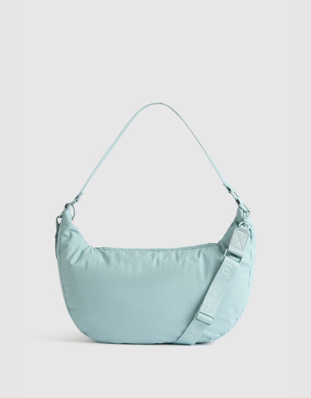 Nere - Coated Crescent Sling Bag
