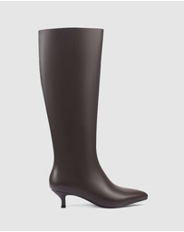 Verali - Olive Knee High Boots