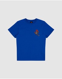 Santa Cruz - Letter Hand Fade Short Sleeve Tee - Teens