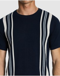 yd. - Strider Stripe Knitted Tee