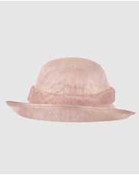 Max Alexander - Sinamay Dusty Pink Fashion Hat