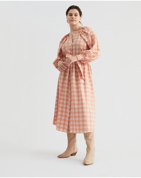 Witchery - Check Shoulder Shirt Dress
